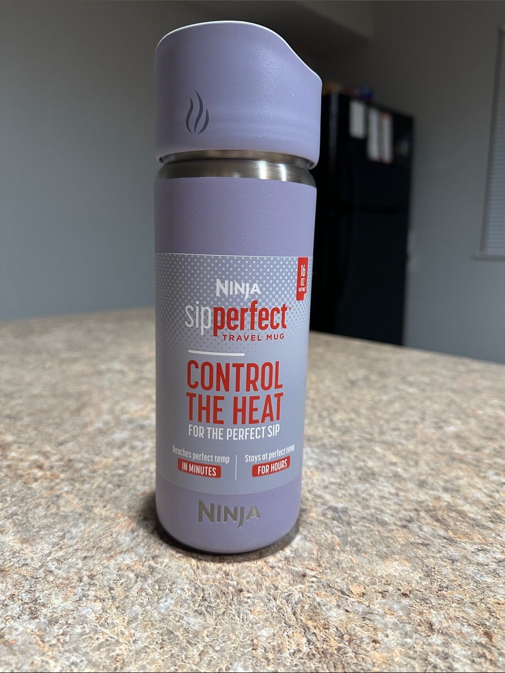 Ninja Lavender Travel Mug with Easy-Sip Lid
